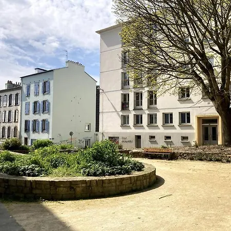 شقة Les Capucins.appartement Elegant,vue Sur Le Jardin بريست